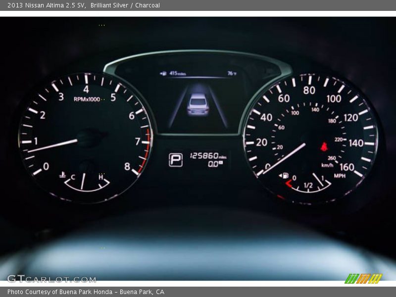 Brilliant Silver / Charcoal 2013 Nissan Altima 2.5 SV