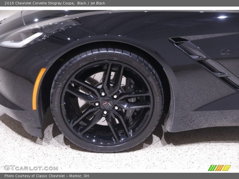 Black / Jet Black 2016 Chevrolet Corvette Stingray Coupe