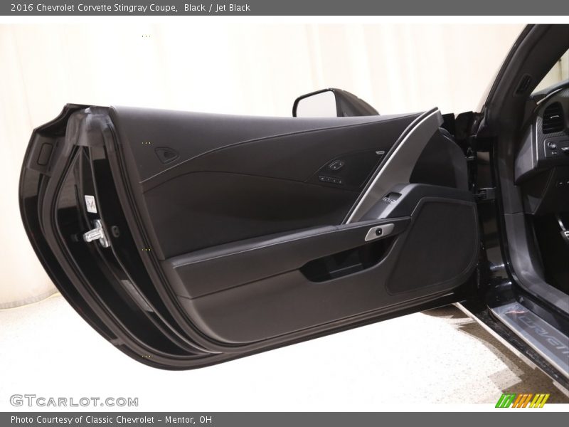 Black / Jet Black 2016 Chevrolet Corvette Stingray Coupe