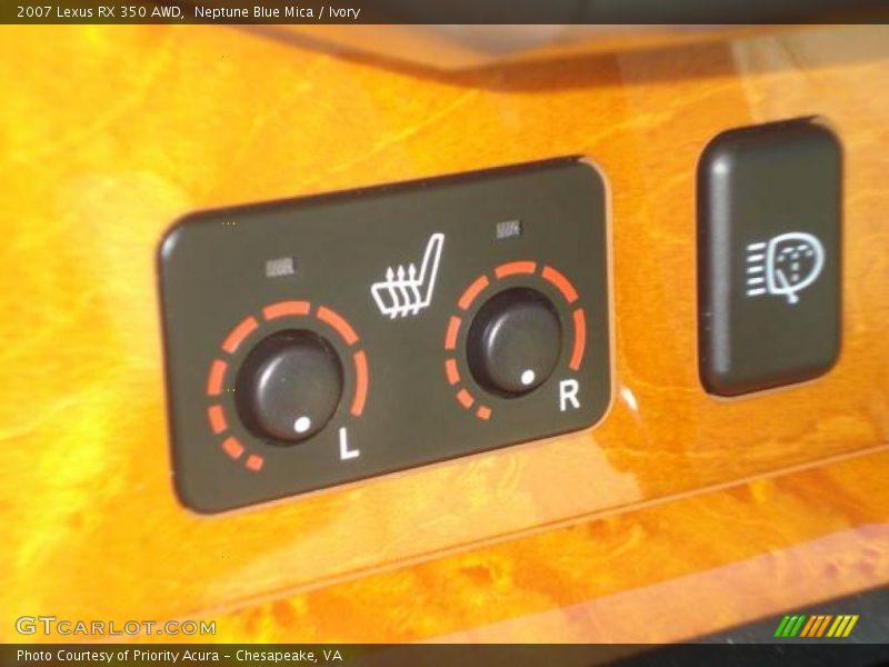 Neptune Blue Mica / Ivory 2007 Lexus RX 350 AWD