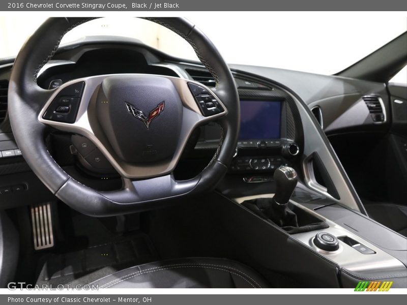 Black / Jet Black 2016 Chevrolet Corvette Stingray Coupe