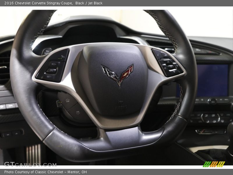 Black / Jet Black 2016 Chevrolet Corvette Stingray Coupe