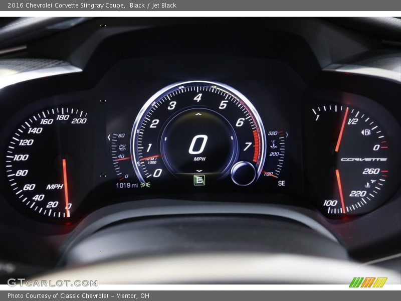 Black / Jet Black 2016 Chevrolet Corvette Stingray Coupe