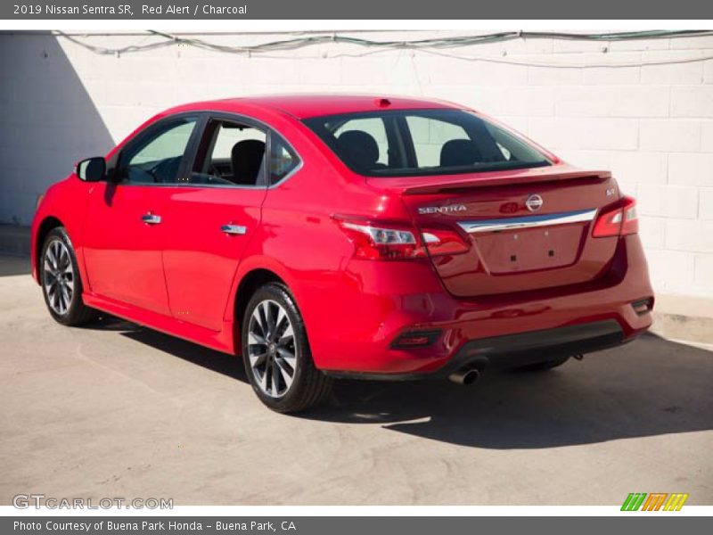Red Alert / Charcoal 2019 Nissan Sentra SR