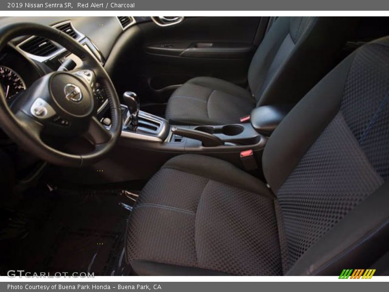 Red Alert / Charcoal 2019 Nissan Sentra SR
