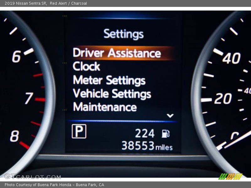 Red Alert / Charcoal 2019 Nissan Sentra SR