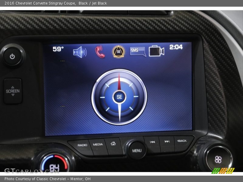 Black / Jet Black 2016 Chevrolet Corvette Stingray Coupe