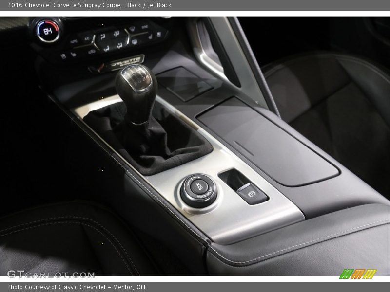 Black / Jet Black 2016 Chevrolet Corvette Stingray Coupe