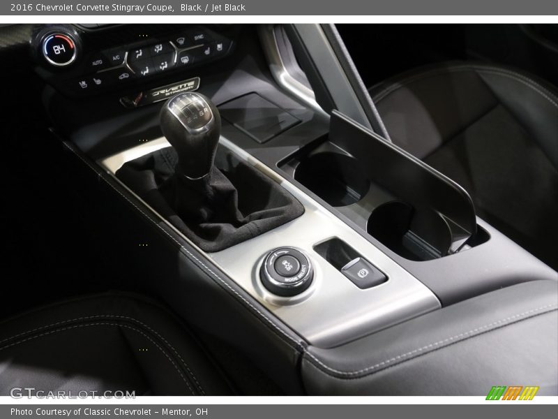 Black / Jet Black 2016 Chevrolet Corvette Stingray Coupe