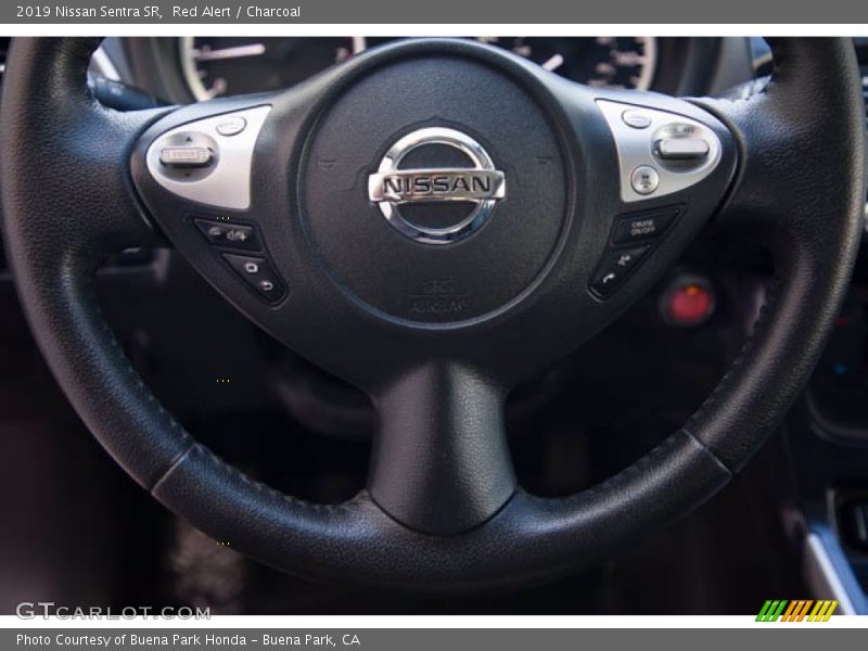 Red Alert / Charcoal 2019 Nissan Sentra SR