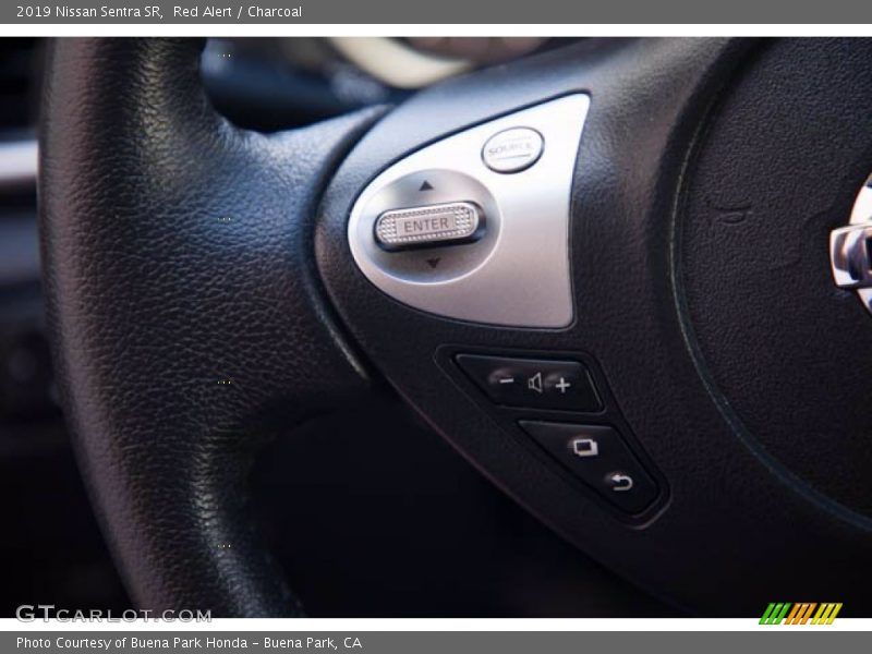 Red Alert / Charcoal 2019 Nissan Sentra SR