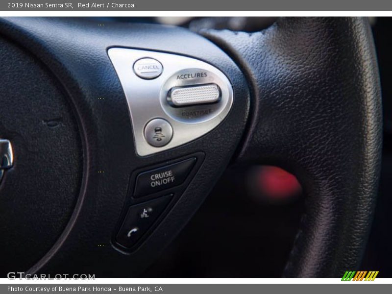 Red Alert / Charcoal 2019 Nissan Sentra SR