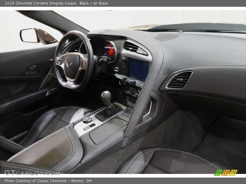 Black / Jet Black 2016 Chevrolet Corvette Stingray Coupe
