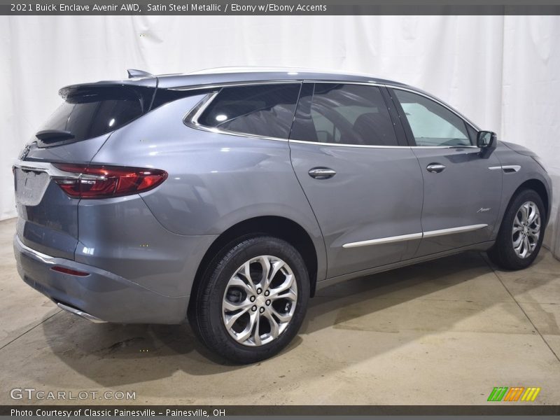 Satin Steel Metallic / Ebony w/Ebony Accents 2021 Buick Enclave Avenir AWD