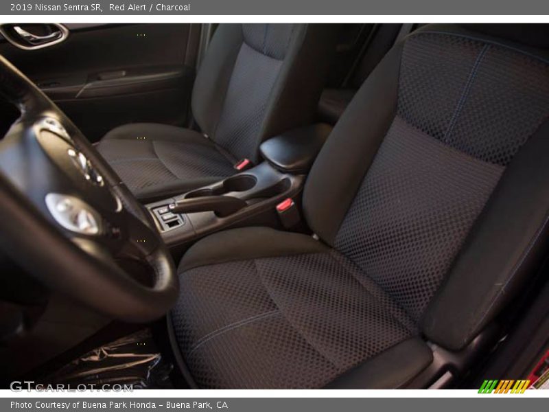 Red Alert / Charcoal 2019 Nissan Sentra SR