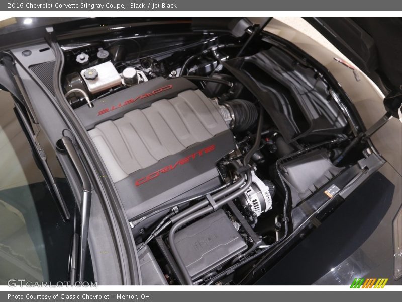 Black / Jet Black 2016 Chevrolet Corvette Stingray Coupe
