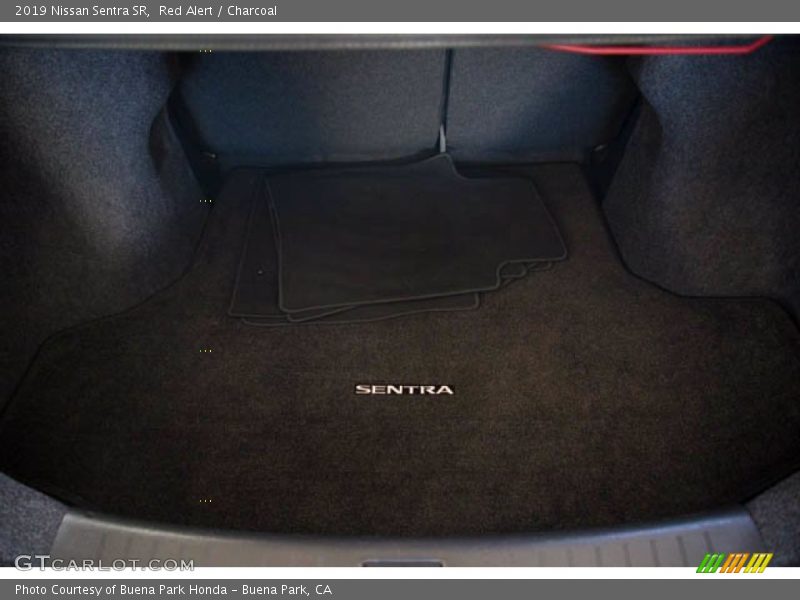 Red Alert / Charcoal 2019 Nissan Sentra SR