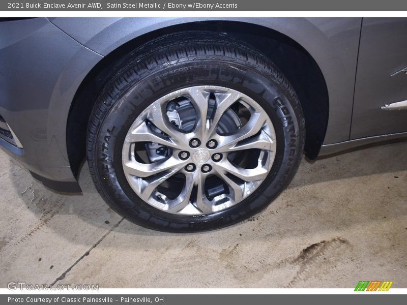 Satin Steel Metallic / Ebony w/Ebony Accents 2021 Buick Enclave Avenir AWD