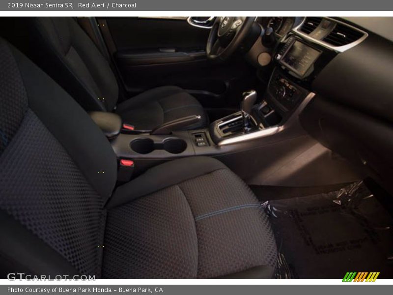 Red Alert / Charcoal 2019 Nissan Sentra SR