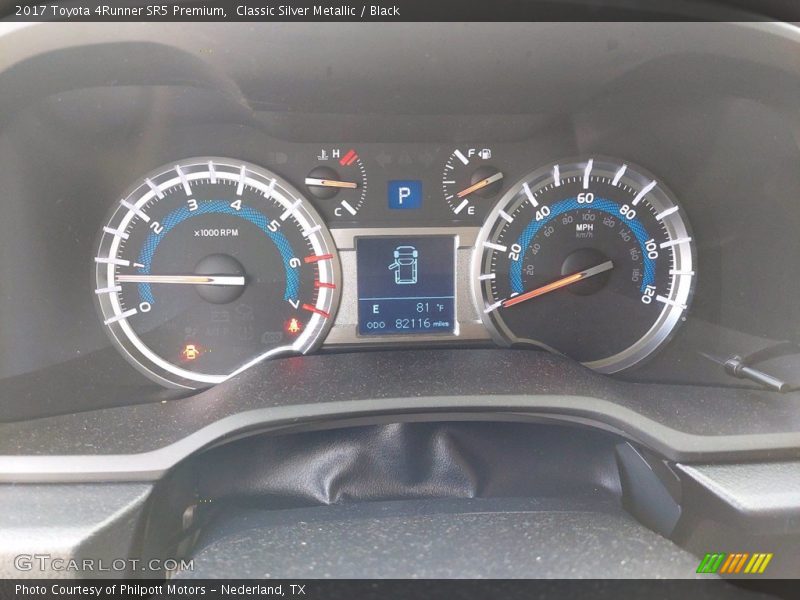 Classic Silver Metallic / Black 2017 Toyota 4Runner SR5 Premium