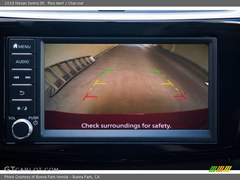 Red Alert / Charcoal 2019 Nissan Sentra SR