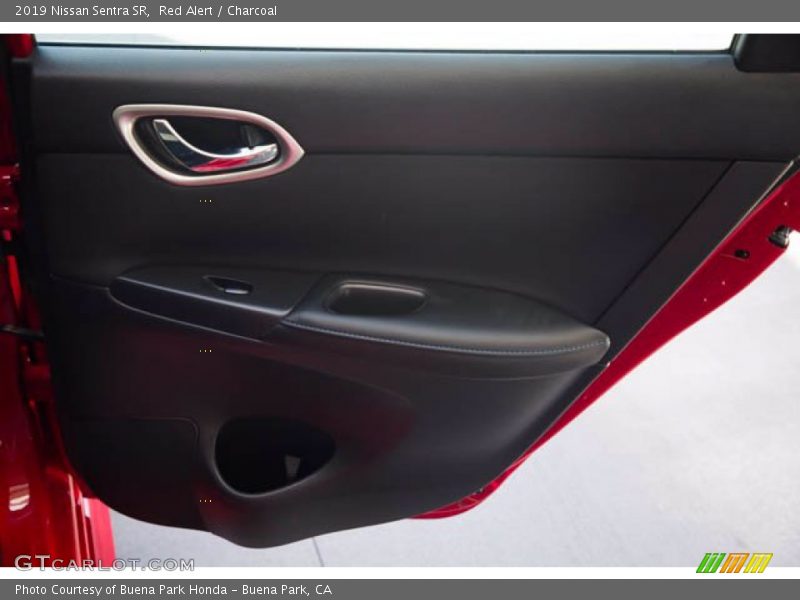 Red Alert / Charcoal 2019 Nissan Sentra SR
