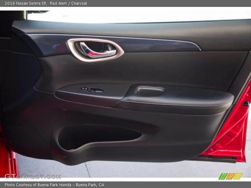 Red Alert / Charcoal 2019 Nissan Sentra SR