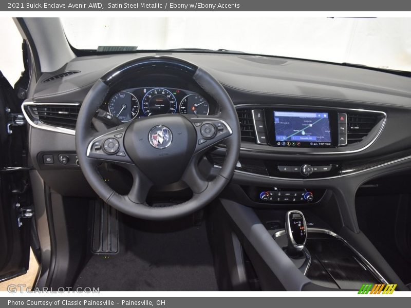 Satin Steel Metallic / Ebony w/Ebony Accents 2021 Buick Enclave Avenir AWD