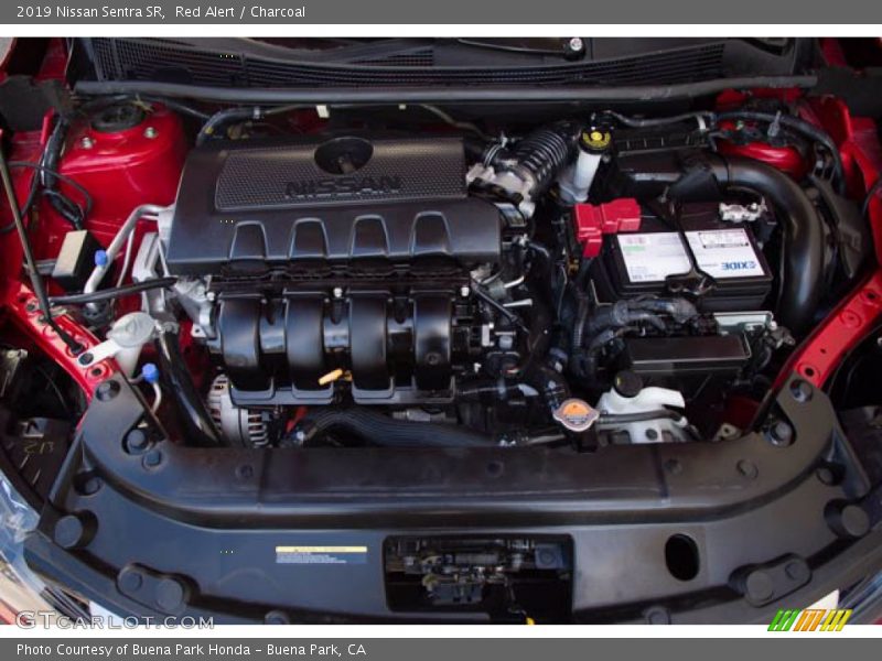 Red Alert / Charcoal 2019 Nissan Sentra SR