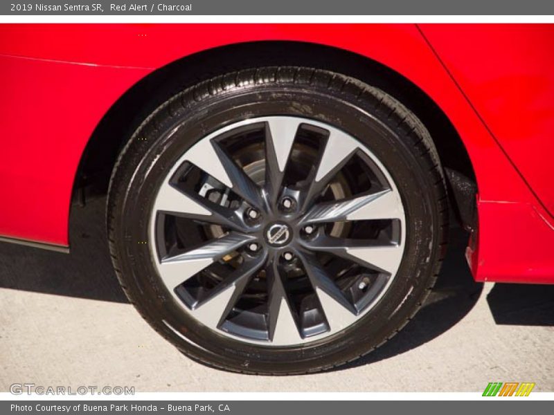 Red Alert / Charcoal 2019 Nissan Sentra SR