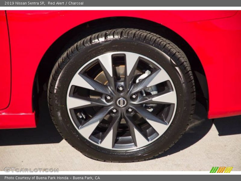 Red Alert / Charcoal 2019 Nissan Sentra SR