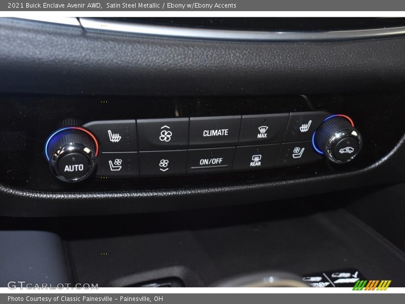 Satin Steel Metallic / Ebony w/Ebony Accents 2021 Buick Enclave Avenir AWD