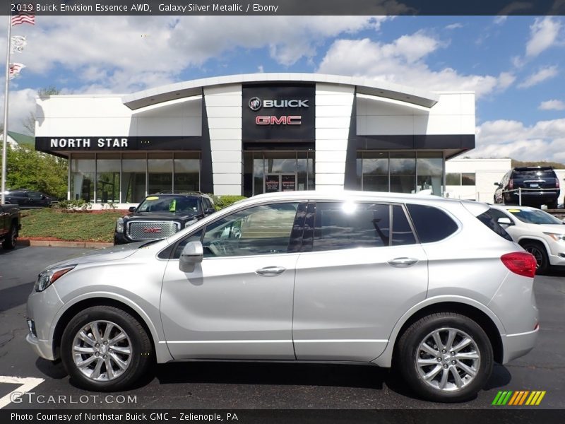 Galaxy Silver Metallic / Ebony 2019 Buick Envision Essence AWD