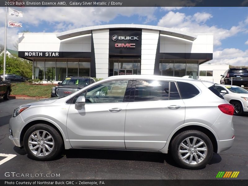 Galaxy Silver Metallic / Ebony 2019 Buick Envision Essence AWD