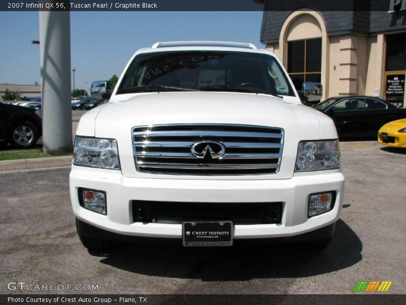 Tuscan Pearl / Graphite Black 2007 Infiniti QX 56