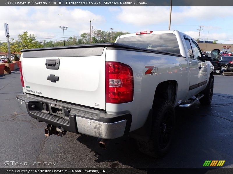 Silver Ice Metallic / Ebony 2012 Chevrolet Silverado 2500HD LT Extended Cab 4x4