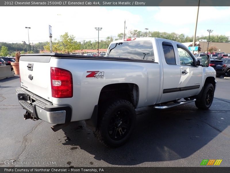 Silver Ice Metallic / Ebony 2012 Chevrolet Silverado 2500HD LT Extended Cab 4x4