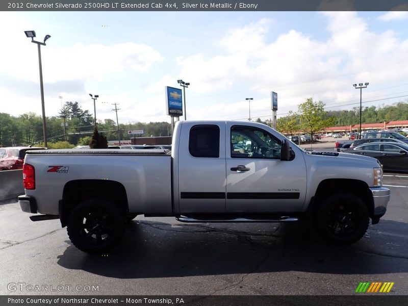 Silver Ice Metallic / Ebony 2012 Chevrolet Silverado 2500HD LT Extended Cab 4x4