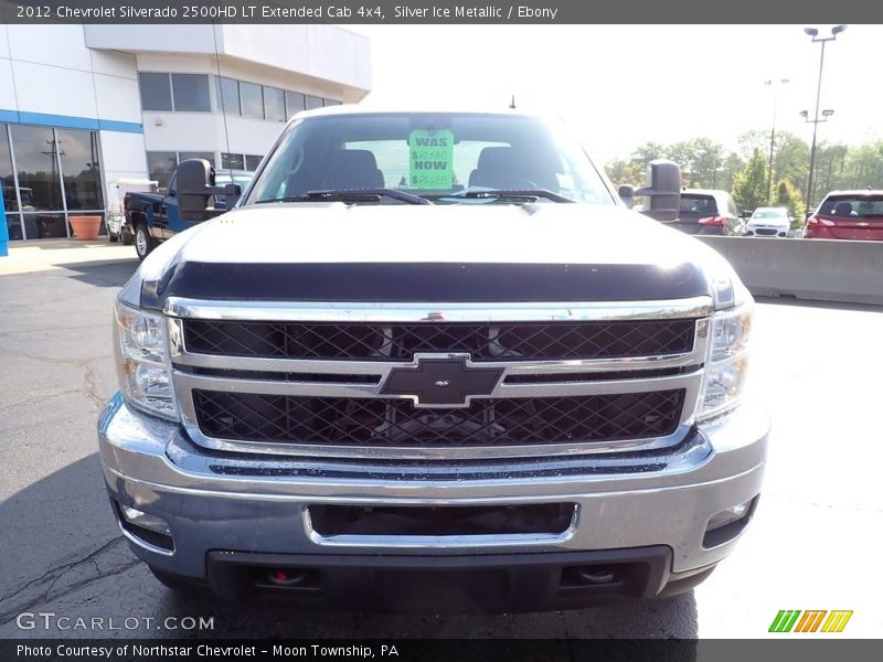 Silver Ice Metallic / Ebony 2012 Chevrolet Silverado 2500HD LT Extended Cab 4x4