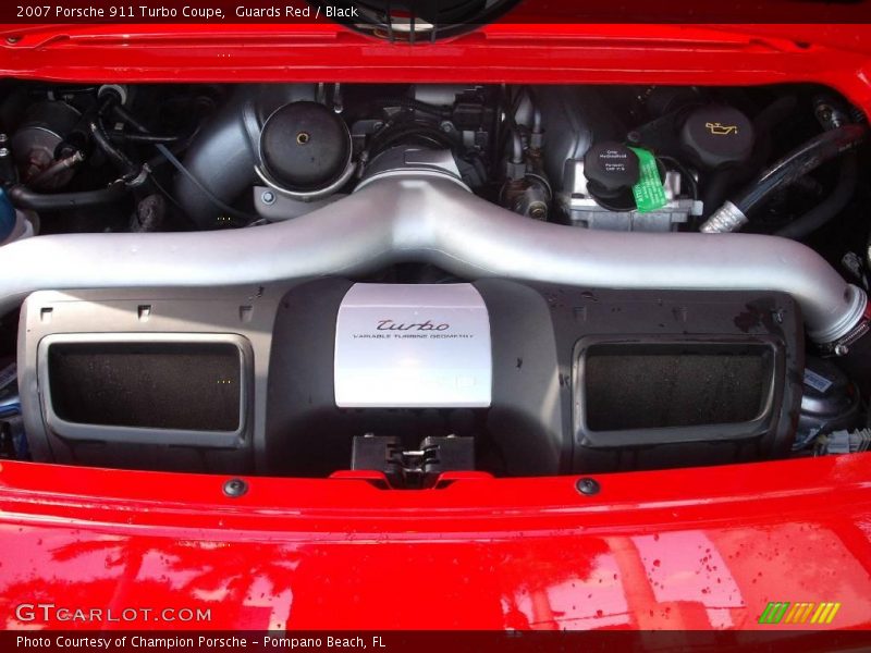 Guards Red / Black 2007 Porsche 911 Turbo Coupe