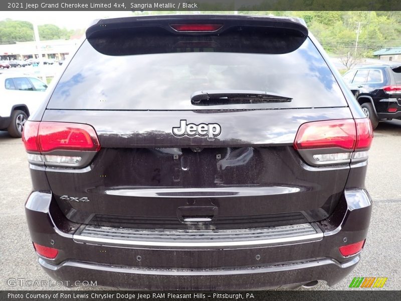 Sangria Metallic / Black 2021 Jeep Grand Cherokee Limited 4x4