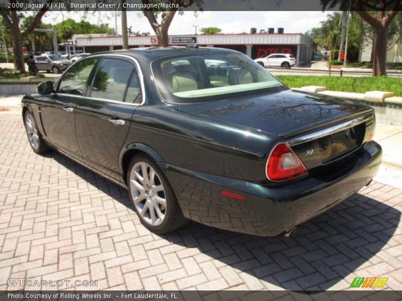 Botanical Green / Champagne/Mocha 2008 Jaguar XJ XJ8