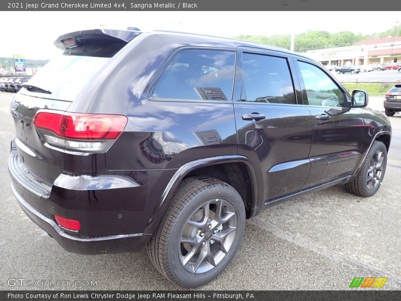 Sangria Metallic / Black 2021 Jeep Grand Cherokee Limited 4x4