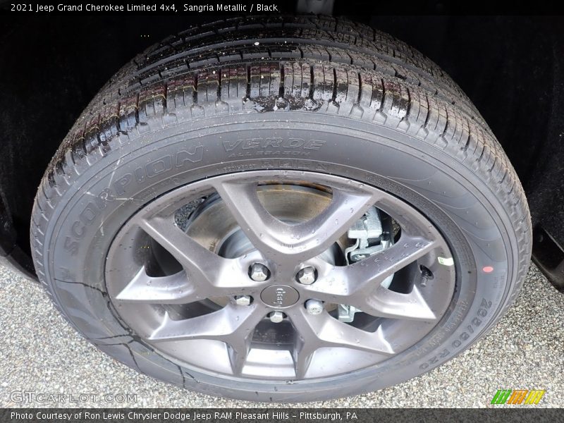 Sangria Metallic / Black 2021 Jeep Grand Cherokee Limited 4x4