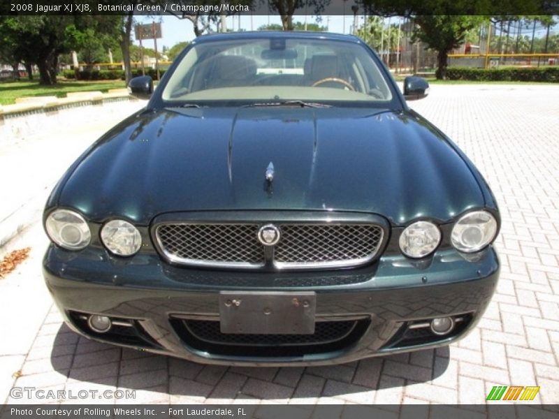 Botanical Green / Champagne/Mocha 2008 Jaguar XJ XJ8