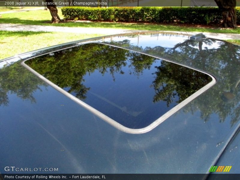 Botanical Green / Champagne/Mocha 2008 Jaguar XJ XJ8