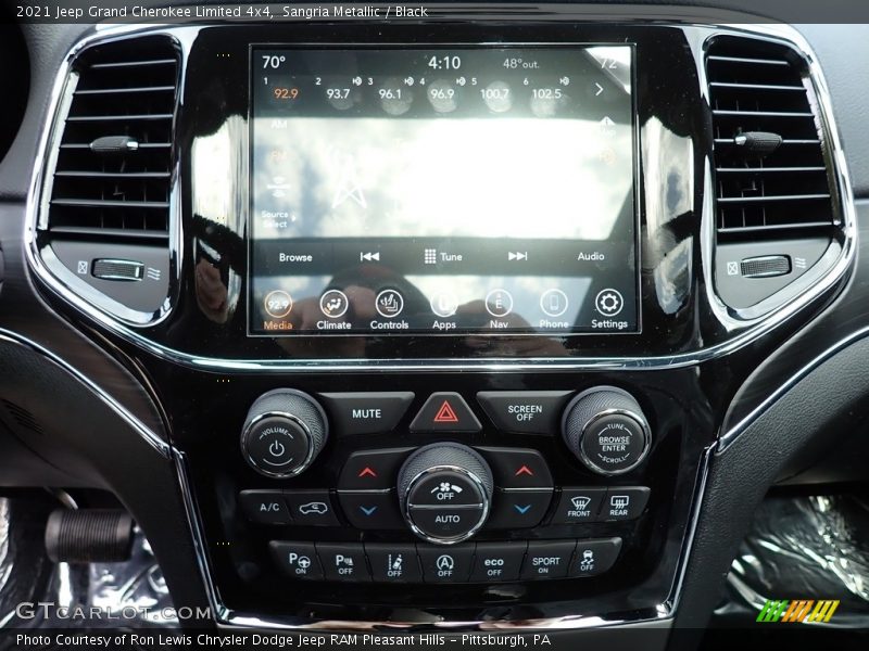 Sangria Metallic / Black 2021 Jeep Grand Cherokee Limited 4x4