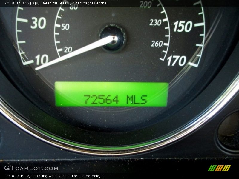 Botanical Green / Champagne/Mocha 2008 Jaguar XJ XJ8