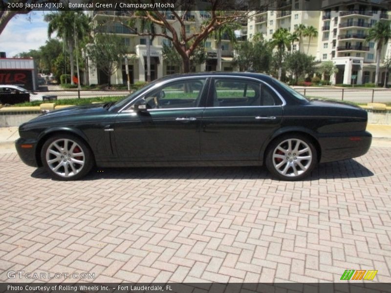 Botanical Green / Champagne/Mocha 2008 Jaguar XJ XJ8