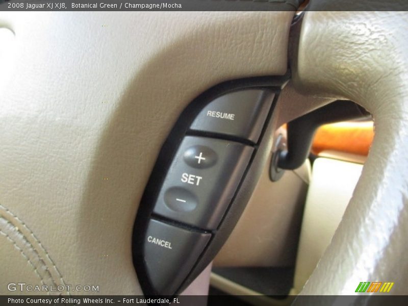 Botanical Green / Champagne/Mocha 2008 Jaguar XJ XJ8
